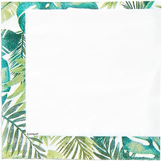PALM TROPICAL LUNCHEON NAPKINS 16PC - Image 3